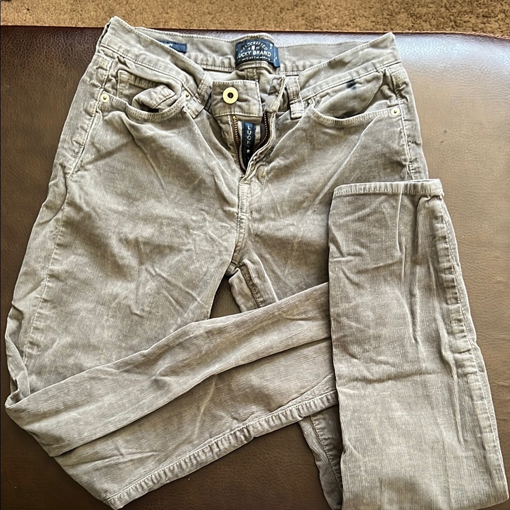 Lucky Brand Women’s Corduroy Pants, Size 6